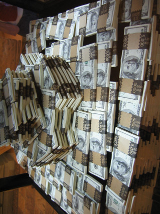 Money stacked table wooden frame - benjamin franklin free wallpaper