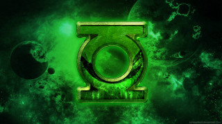 Green lantern symbol space planets - a green light free wallpaper
