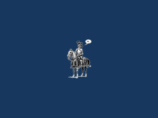 Man riding horse thought bubble 2 - viennese actionism free wallpaper