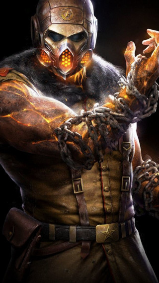 Man costume chains arms hands - league of legends concept art free wallpaper