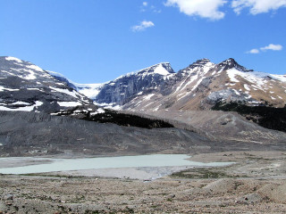 Mountain range lake snow capped 3 - derek chittock free wallpaper