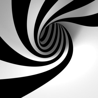 Black white spiral design background - spiral design free wallpaper
