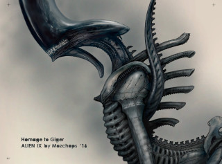 Large alien creature huge head - a huge head free wallpaper