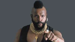 Man beard chain pointing serious - art green free wallpaper