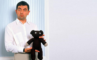 Man holding teddy bear surprised 2 - a teddy bear free wallpaper