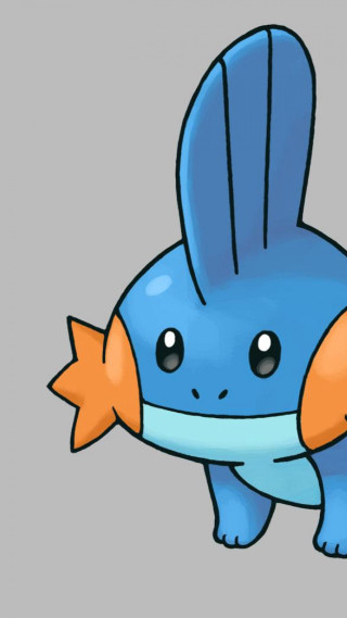 Cartoon character blue fish bow - its neck free wallpaper
