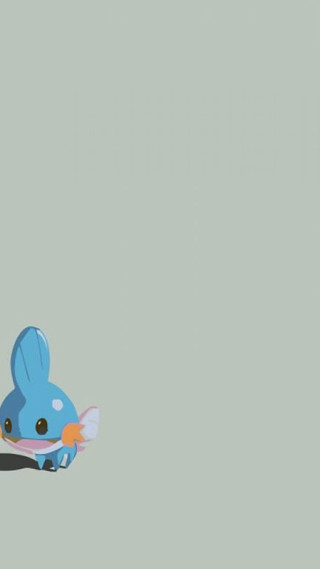 Blue bunny holding carrot green - computer art free wallpaper