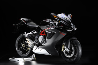 Motorcycle parked black background light - photorealism free wallpaper for desktop