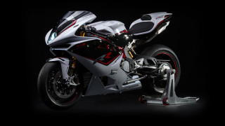 Motorcycle red accents black background - ray free wallpaper