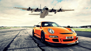 Small airplane flying car runway - a small airplane free wallpaper
