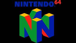 Nintendo64 stylized figure logo design - a logo free wallpaper