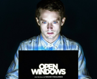 Man holding laptop open windows - it in front free wallpaper