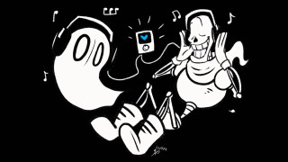 Cartoon character camera cellphone dark - a ghost free wallpaper