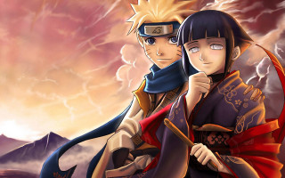 Anime couple sunset clouds lightning - lightning free wallpaper