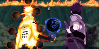 Cartoon character fire strange face - another character free wallpaper