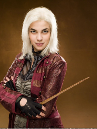 White hair red jacket woman - cosplay free wallpaper