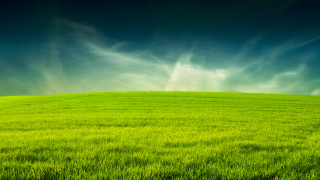 Green field sky clouds background 2 - a green field free wallpaper