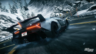 Car driving snowy road need - car free wallpaper