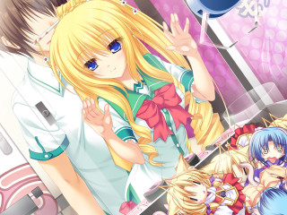 Anime girls room balloons wall - the wall free wallpaper