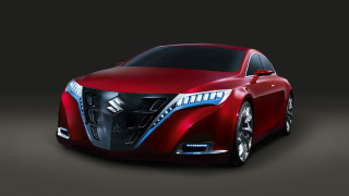 Red car black background gray - a blue stripe free wallpaper