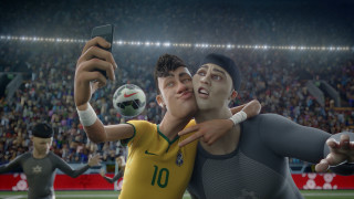 Two men playing soccer stadium - soccer free wallpaper