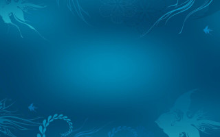 Blue background fish plants aquatic - minimalism free wallpaper for desktop