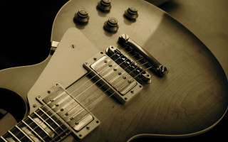 Guitar black white photo neck - a guitar free wallpaper