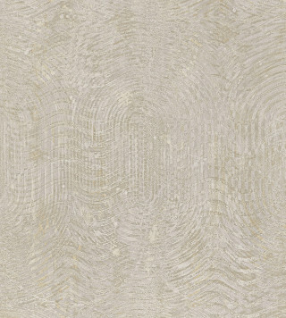 White wallpaper wavy design beige - fine texture free wallpaper