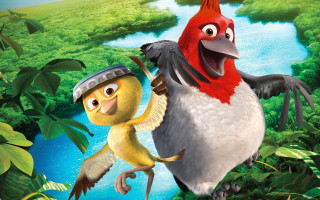 Bird hat jungle river trees - the jungle free wallpaper