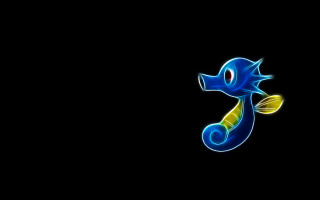 Blue yellow dragon black background 3 - a blue tail free wallpaper
