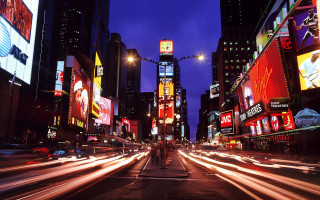City street traffic tall buildings 3 - edward george handel lucas free wallpaper