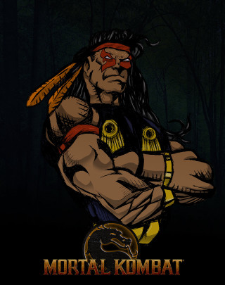 Man sword snake arm drawing - the middle free wallpaper