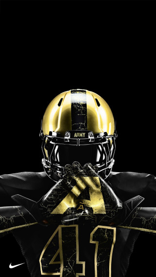 Football player black gold uniform - aaa game free wallpaper