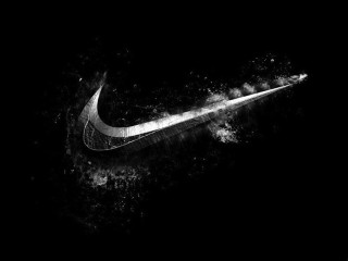 Nike logo smoke dark background - a nike logo free wallpaper