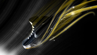Black yellow abstract athletic girl - yellow line free wallpaper