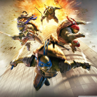 Teenage mutant ninja turtles battle - drew struzan free wallpaper