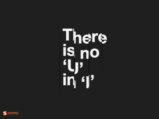 No u in it black - white letter free wallpaper