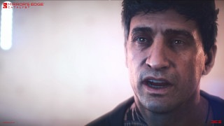 Man making face blurry background - a face free wallpaper
