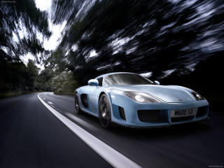Blue sports car night road 3 - andrew law free wallpaper