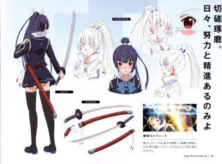 Anime characters weapons book page - a page free wallpaper