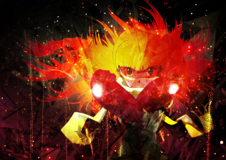 Woman red hair yellow red - red hair free wallpaper for desktop
