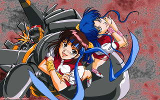 Anime couple floor blue ribbon - a blue ribbon free wallpaper