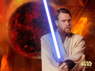 Man robe lightsaber red background - drew struzan free wallpaper