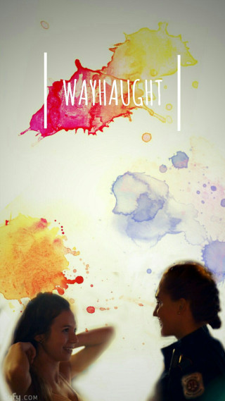 Couple people wall paint splatters - incoherent free wallpaper