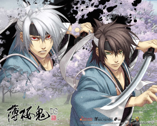 Anime characters swords tree purple - sword free wallpaper