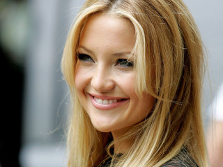 Blonde woman smiling black white 2 - shirt free wallpaper