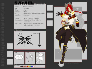 Savel character sheet game artwork - inspired free wallpaper
