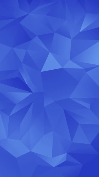 Blue low poly blurred background - low free wallpaper