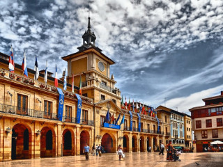 Large building clock tower city 3 - a clock tower free wallpaper