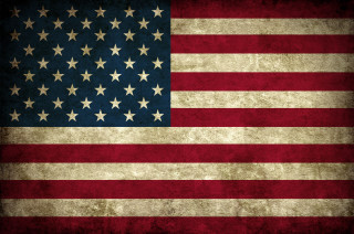 Grungy american flag faded background 5 - a faded edge free wallpaper